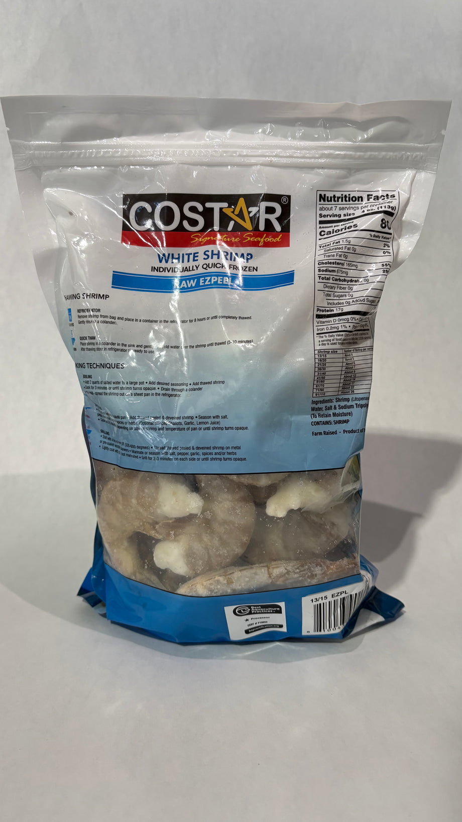 Super Colossal EZ Peel Shrimp, Frozen – Goldfish Seafood Market